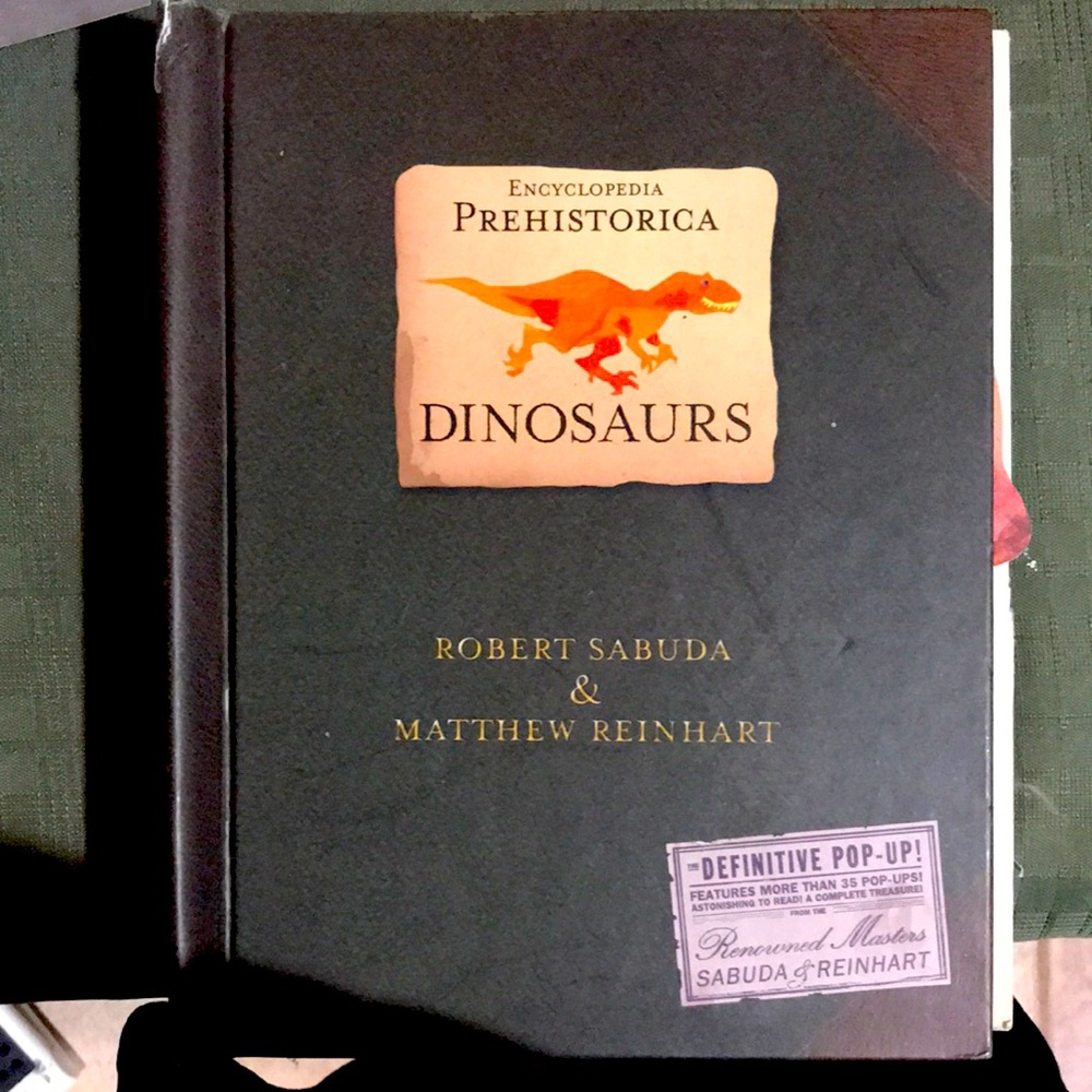 Encyclopedia of dinosaurs pop up book Reinhardt
